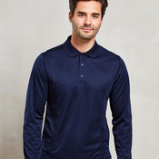 Long sleeve Coolchecker® piqué polo