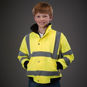 Hi-vis kids bomber jacket (HVP211CH)