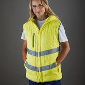 Hi-vis Kensington hooded gilet (HV007)